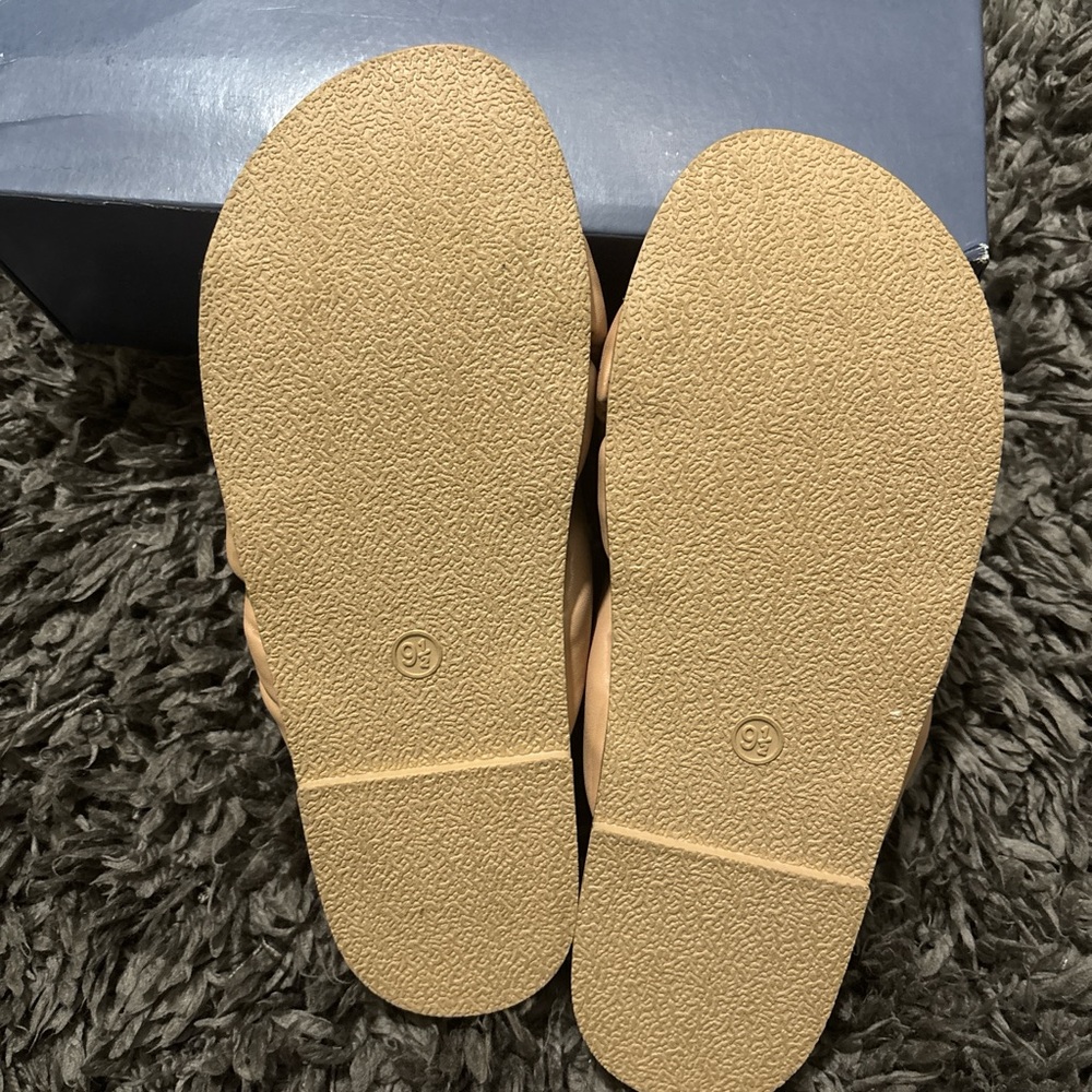 Universal Thread Tan Slip-On Sandals - Picture 2 of 2